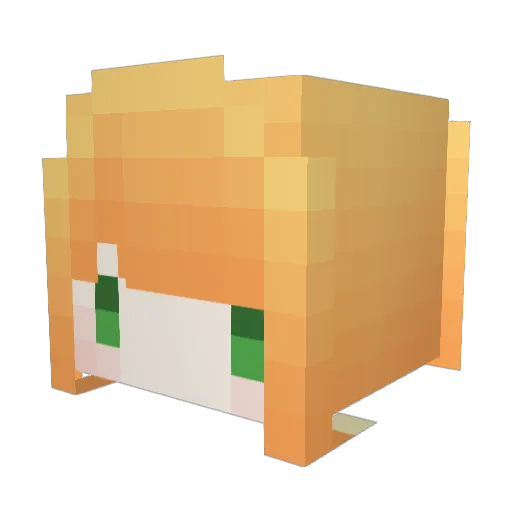 lovete0711 Minecraft avatar head, 3D render