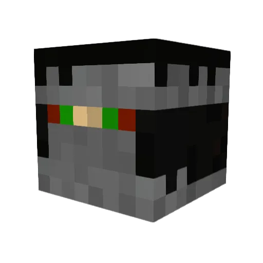 lovetodead Minecraft avatar head, 3D render