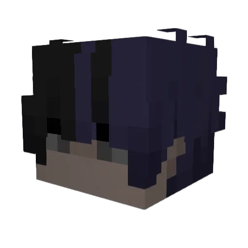 lovetrue228 Minecraft avatar head, 3D render