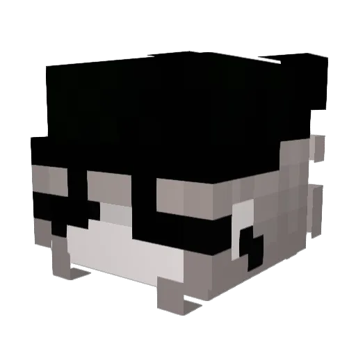loveyamom Minecraft avatar head, 3D render