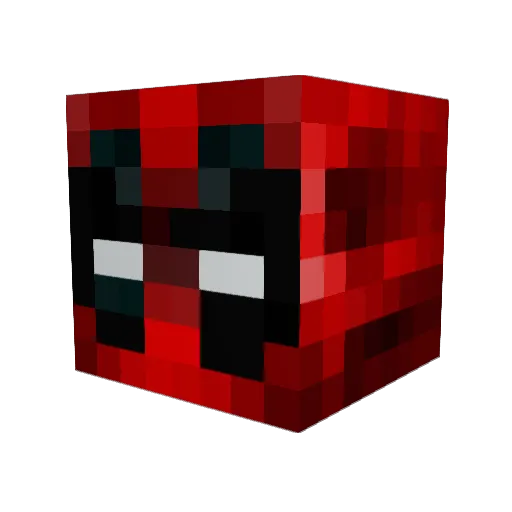 loveyourass Minecraft avatar head, 3D render