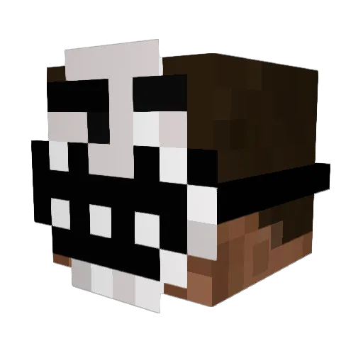 lovincoke Minecraft avatar head, 3D render