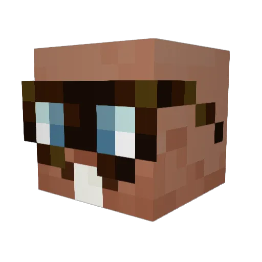 lovinghuskies Minecraft avatar head, 3D render