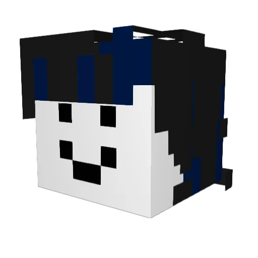 lovinlyggoreyu Minecraft avatar head, 3D render