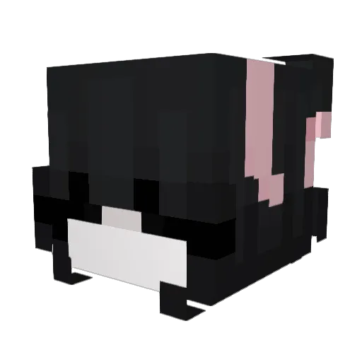 lovqble Minecraft avatar head, 3D render