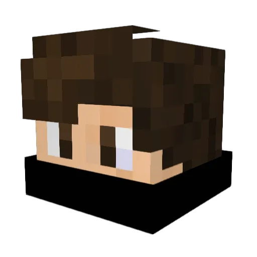 lovquist Minecraft avatar head, 3D render