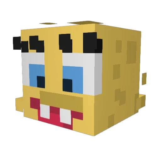 lovur1 Minecraft avatar head, 3D render