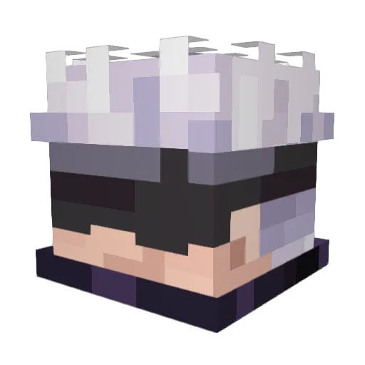lovva Minecraft avatar head, 3D render
