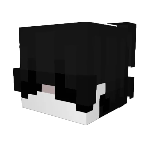 lovvme Minecraft avatar head, 3D render