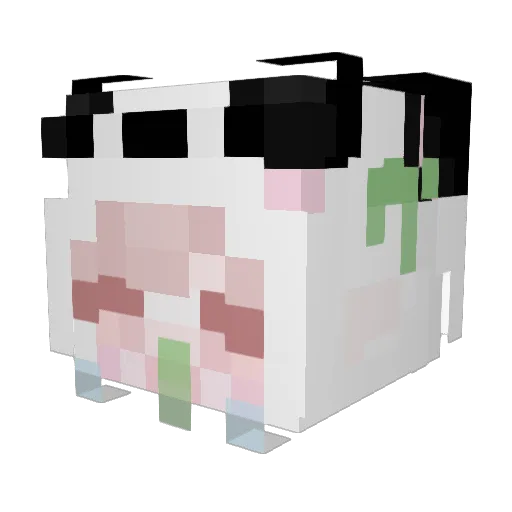 lovyn Minecraft avatar head, 3D render