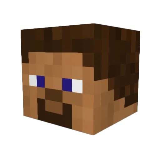 lowbhee Minecraft avatar head, 3D render