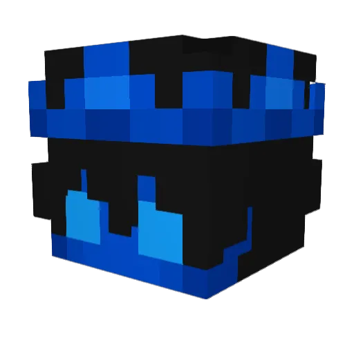 lowdy14 Minecraft avatar head, 3D render