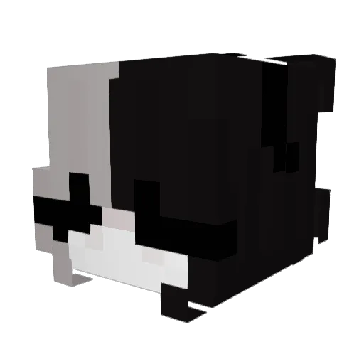 lowfiee Minecraft avatar head, 3D render