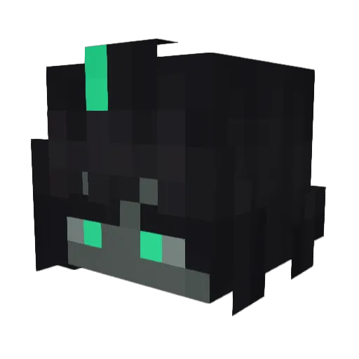 lowinami Minecraft avatar head, 3D render