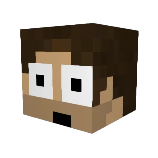 lowkeymad_ Minecraft avatar head, 3D render