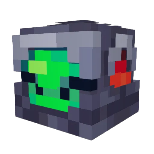 lowkeynautilus Minecraft avatar head, 3D render
