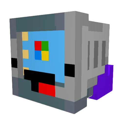 lowkills Minecraft avatar head, 3D render