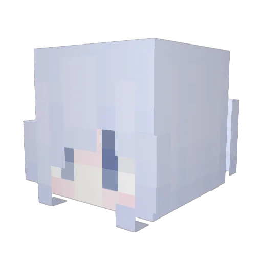 lowlifrr Minecraft avatar head, 3D render