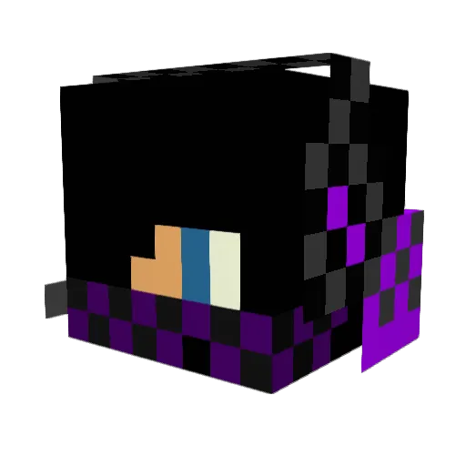 lowlylowlyten1 Minecraft avatar head, 3D render