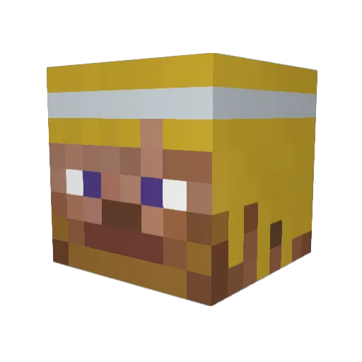 lowtierchud212 Minecraft avatar head, 3D render