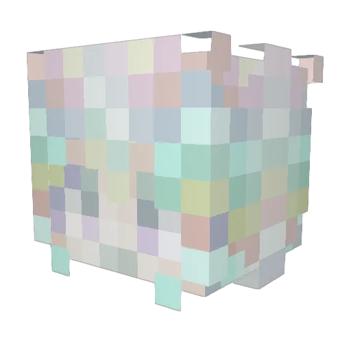 lowtierdia Minecraft avatar head, 3D render