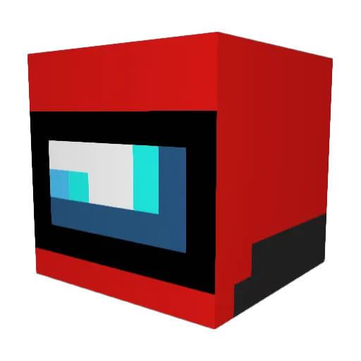 lowwwwww Minecraft avatar head, 3D render