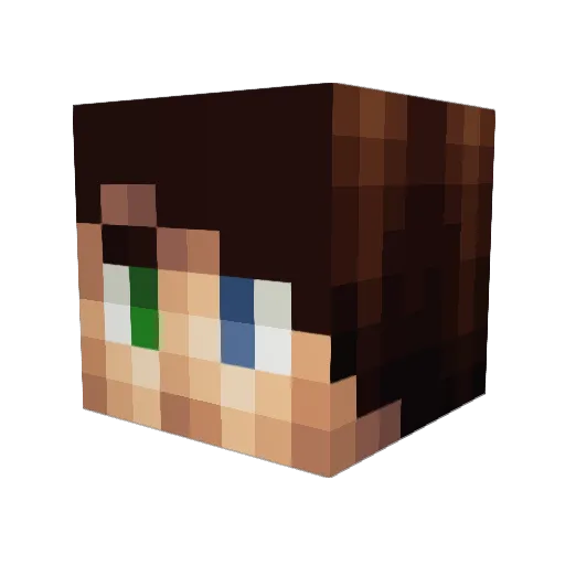 loxblox741 Minecraft avatar head, 3D render