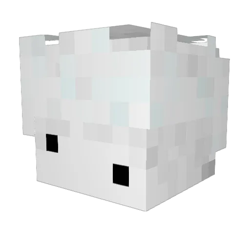 loybas Minecraft avatar head, 3D render