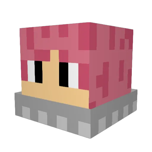loz69380 Minecraft avatar head, 3D render