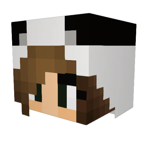 lozzie858 Minecraft avatar head, 3D render