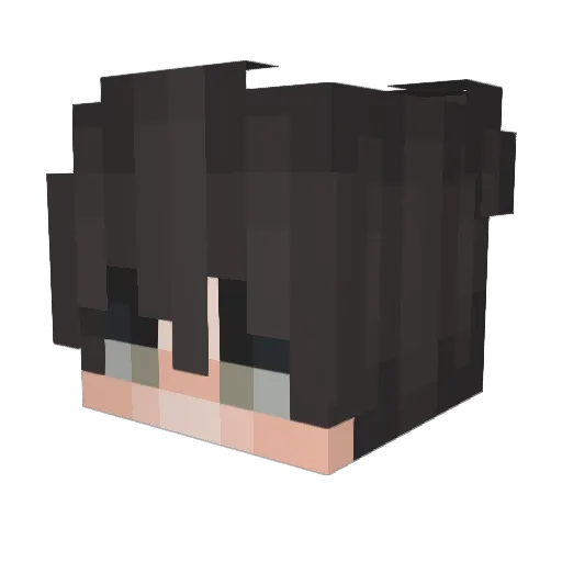 lp6447 Minecraft avatar head, 3D render