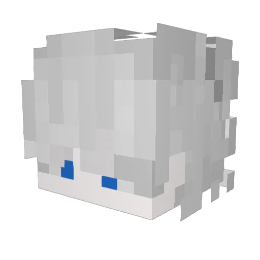 lp777888 Minecraft avatar head, 3D render