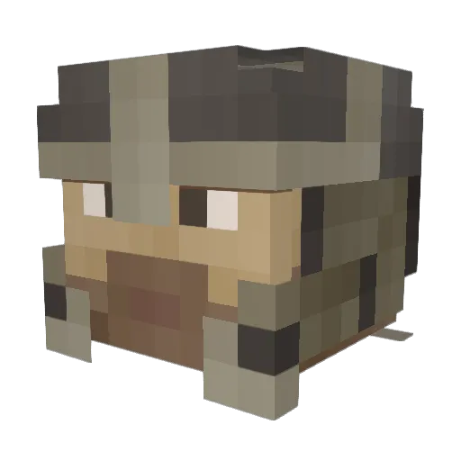 lp79 Minecraft avatar head, 3D render