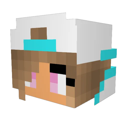 lpsshadowshart56 Minecraft avatar head, 3D render