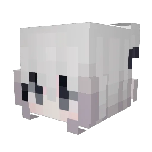 lpv4 Minecraft avatar head, 3D render