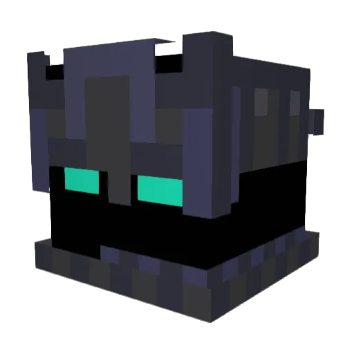 lpzlpz Minecraft avatar head, 3D render