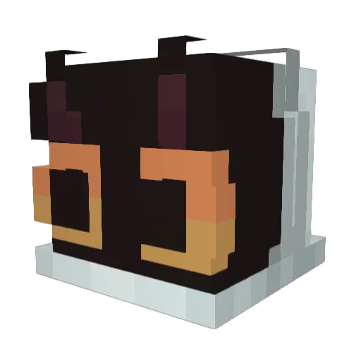 lqamt Minecraft avatar head, 3D render