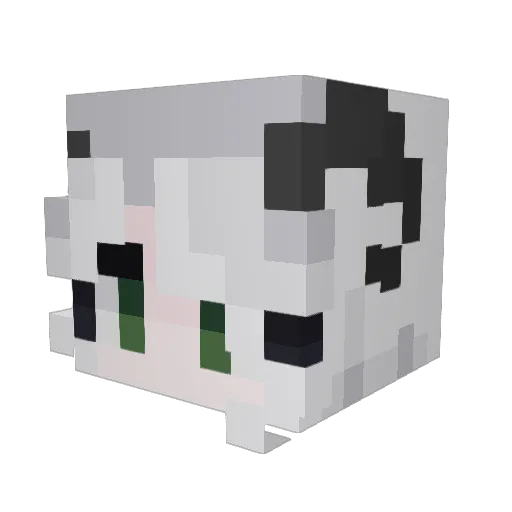 lqvelyemi Minecraft avatar head, 3D render