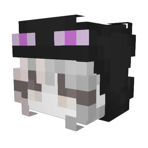 lqvly Minecraft avatar head, 3D render