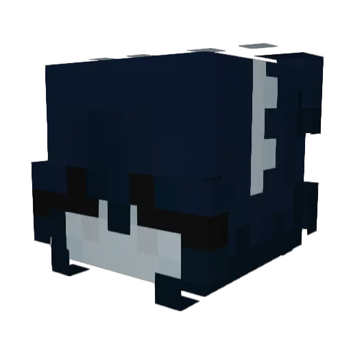 lrah Minecraft avatar head, 3D render