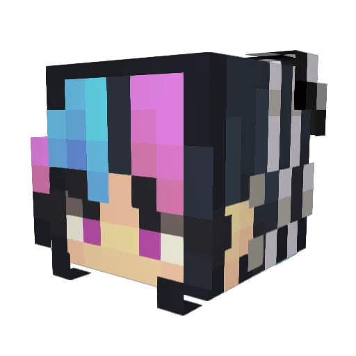 lrp2400 Minecraft avatar head, 3D render