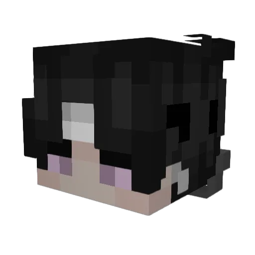 lrt Minecraft avatar head, 3D render