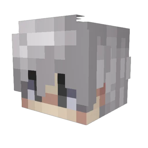 lrvgg Minecraft avatar head, 3D render