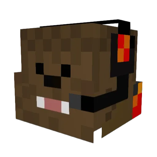 ls337 Minecraft avatar head, 3D render