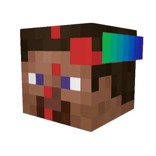 lsc_constanta4 Minecraft avatar head, 3D render
