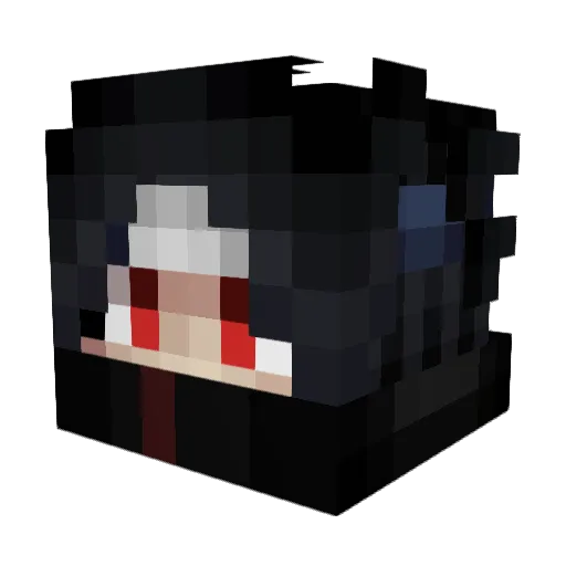 lschacon Minecraft avatar head, 3D render