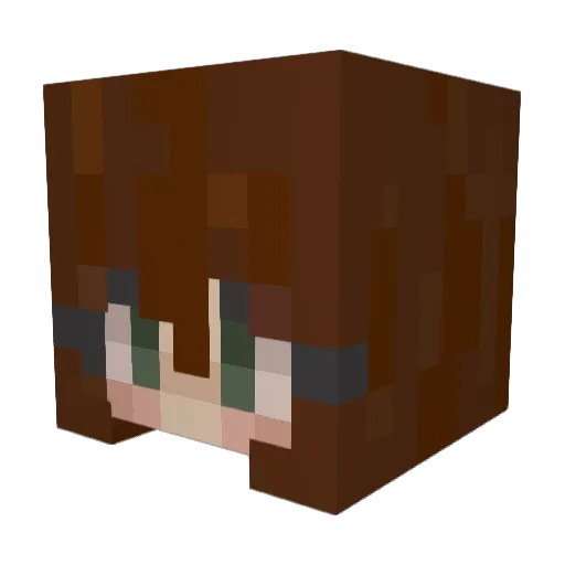 lskaer19 Minecraft avatar head, 3D render