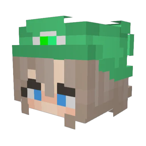 lsm4283 Minecraft avatar head, 3D render