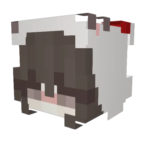 lsmts Minecraft avatar head, 3D render
