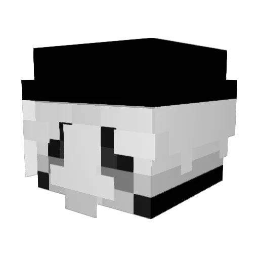 lsoff Minecraft avatar head, 3D render